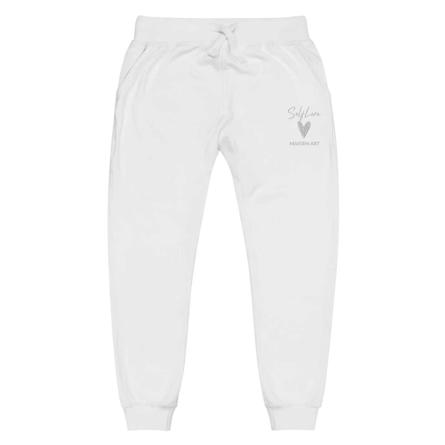 Unisex Fleece Sweatpants with Embroidery – Stylish & Cozy Fashion Sweatpants