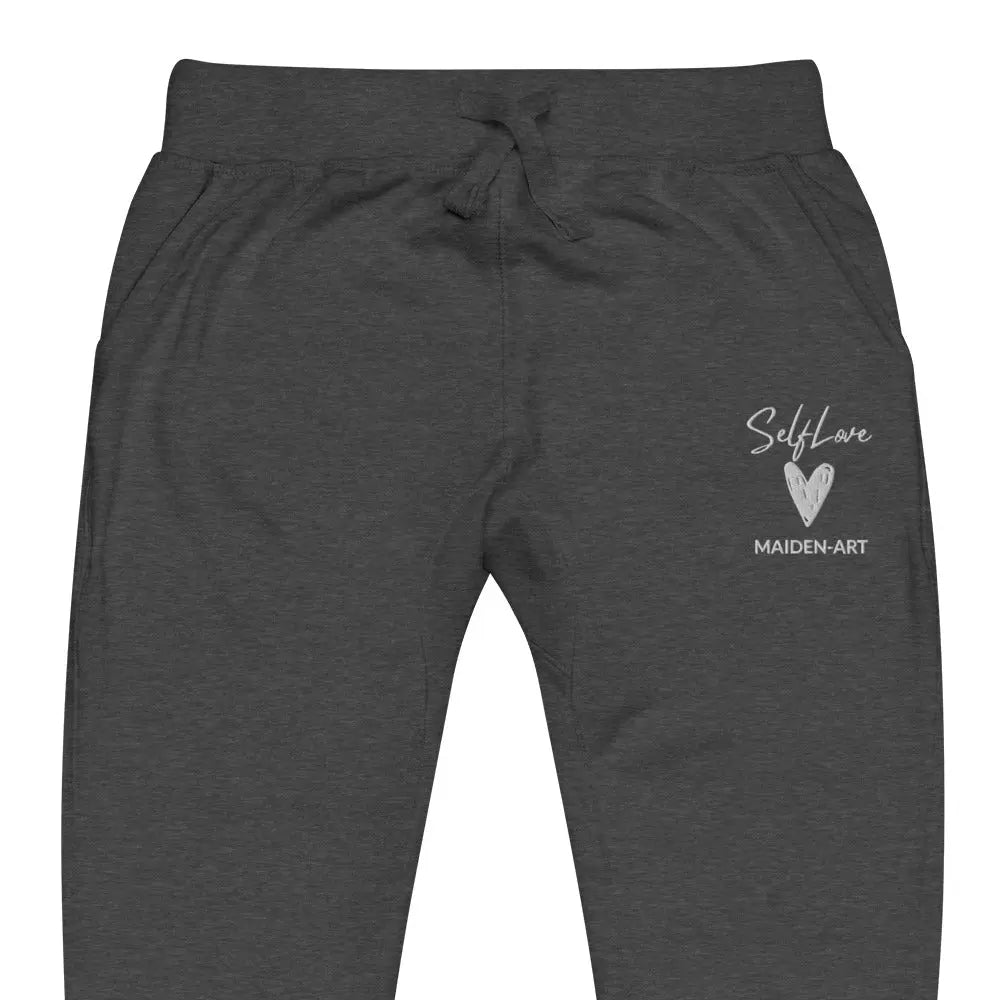 Unisex Fleece Sweatpants with Embroidery – Stylish & Cozy Fashion Sweatpants