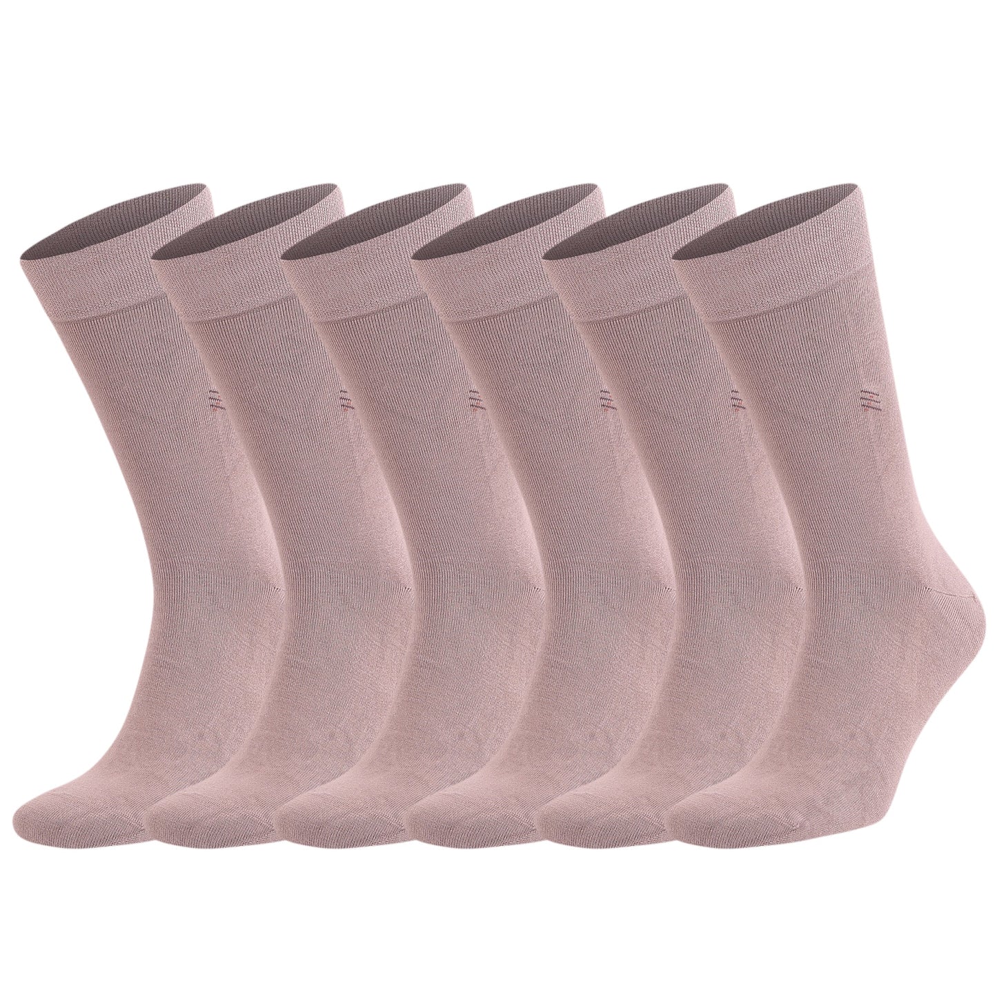 Bamboo Dress Socks for Men – Seamless Toe, Crew Length, Size 8-11.5, by M.O.S