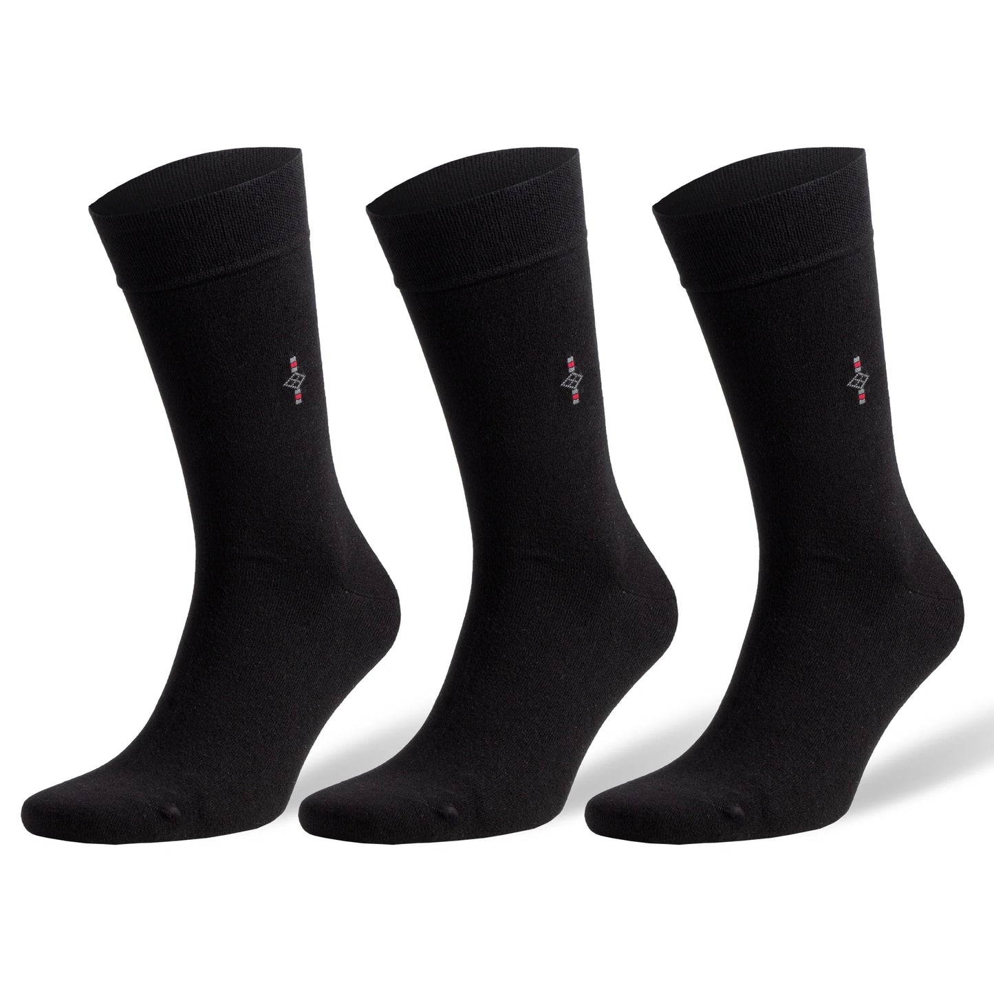 Bamboo Dress Socks for Men – Seamless Toe, Crew Length, Size 8-11.5, by M.O.S