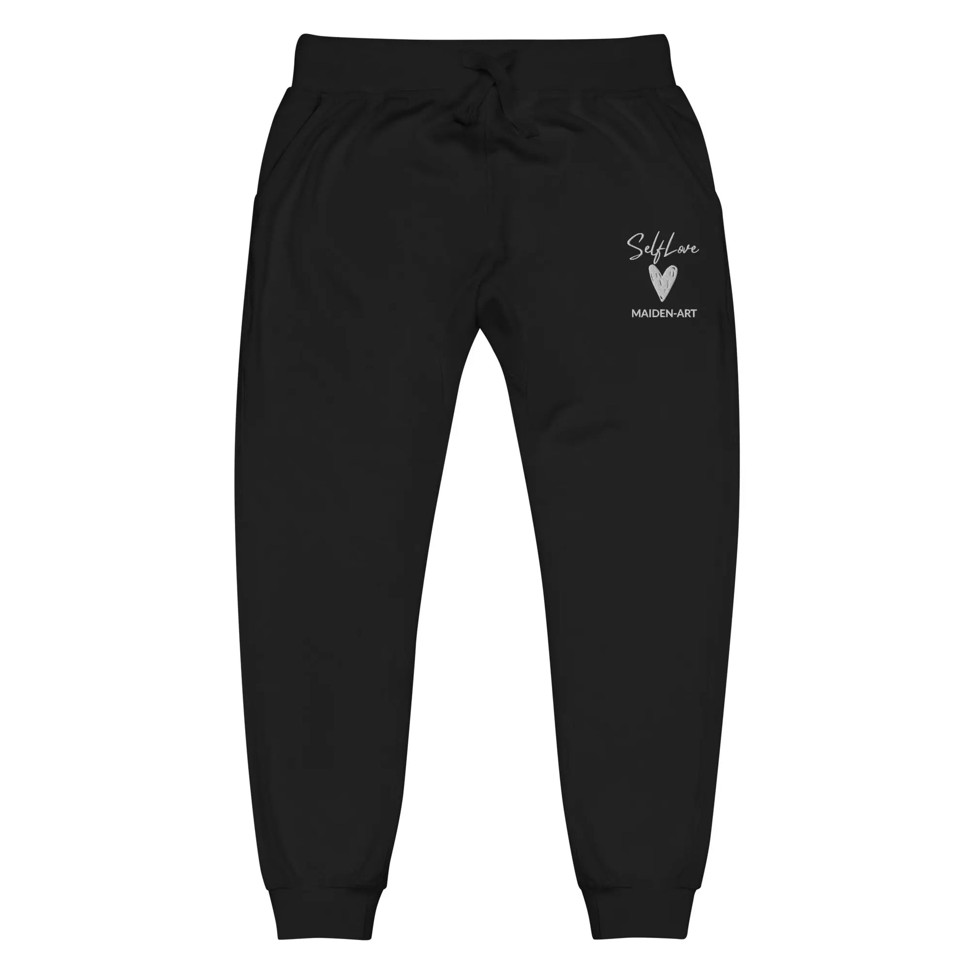 Unisex Fleece Sweatpants with Embroidery – Stylish & Cozy Fashion Sweatpants